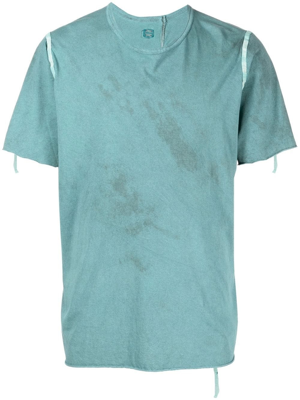 distressed short-sleeve T-shirt - 1