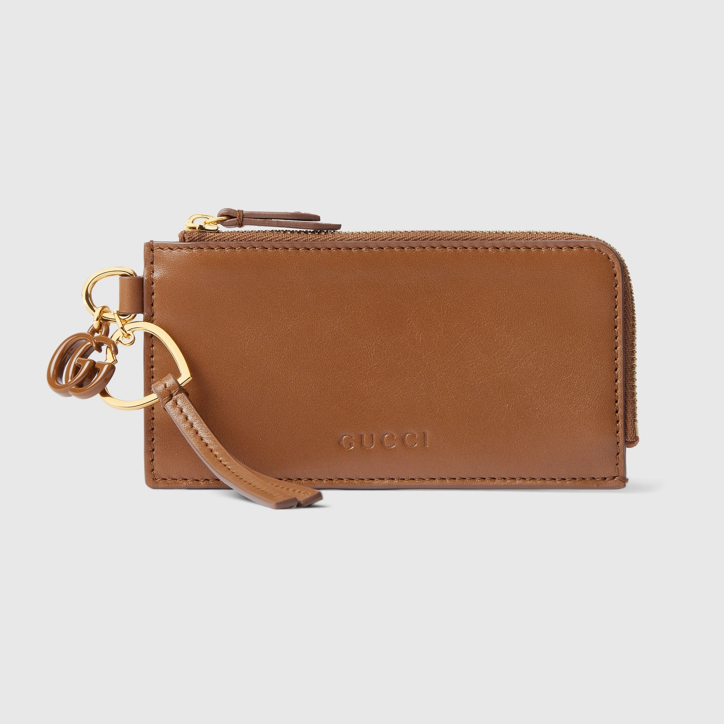 Card case with Double G charm - 1