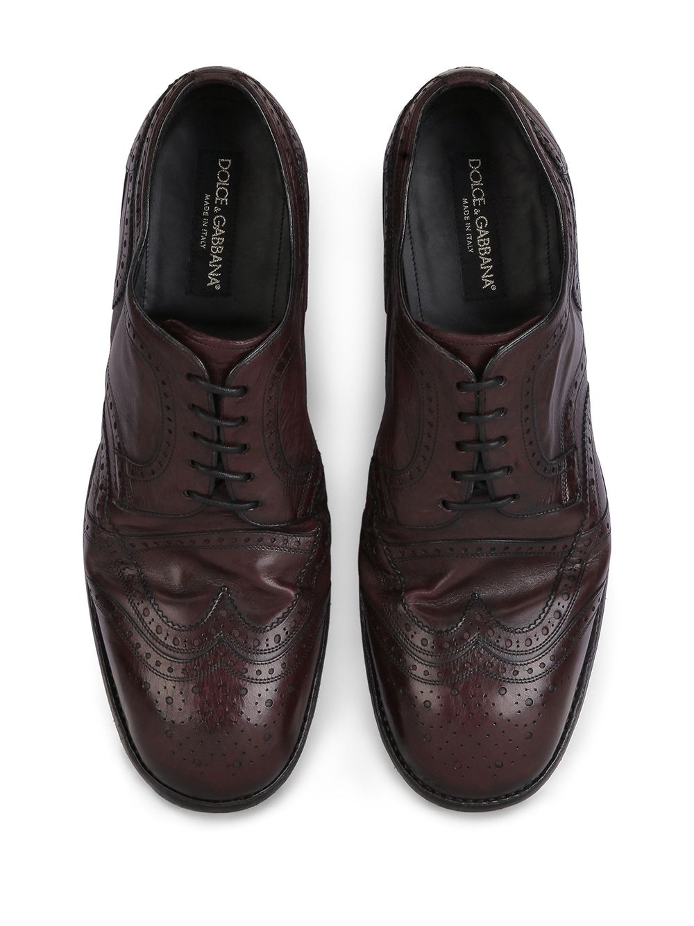 leather Derby brogues - 4