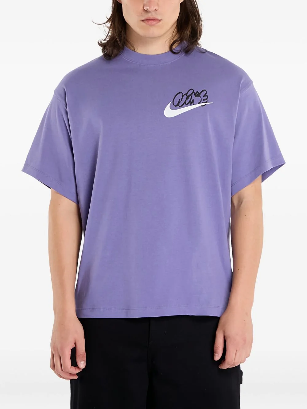 Swoosh-graphic T-shirt - 1