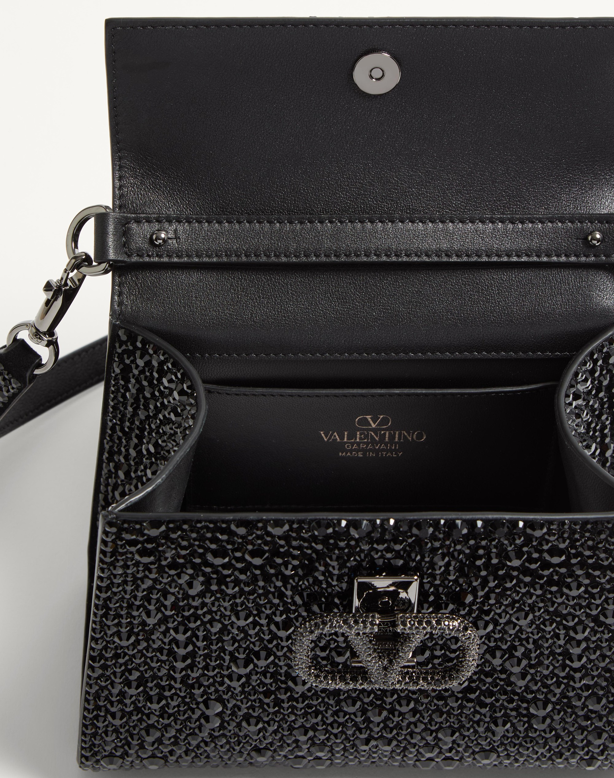 MINI VSLING HANDBAG WITH SPARKLING EMBROIDERY - 5