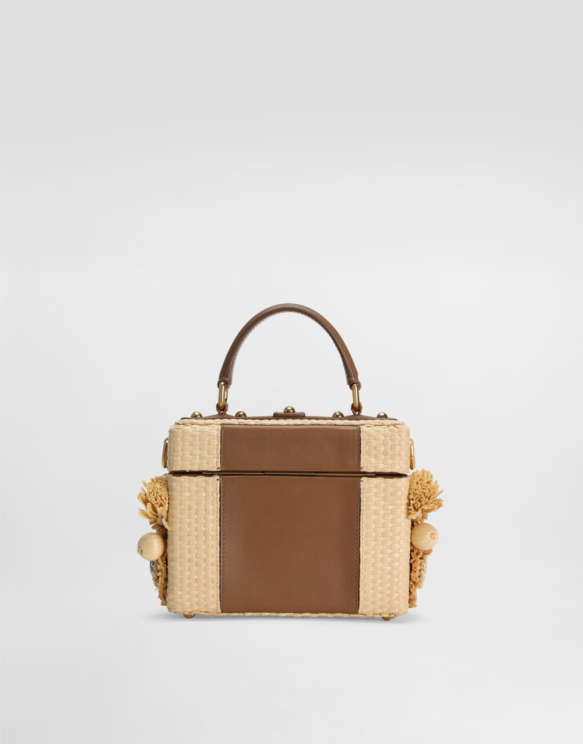 Dolce box crochet handbag with embroidery - 4