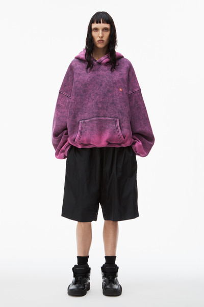 Alexander Wang Puff hooded sweatshirt in terry outlook