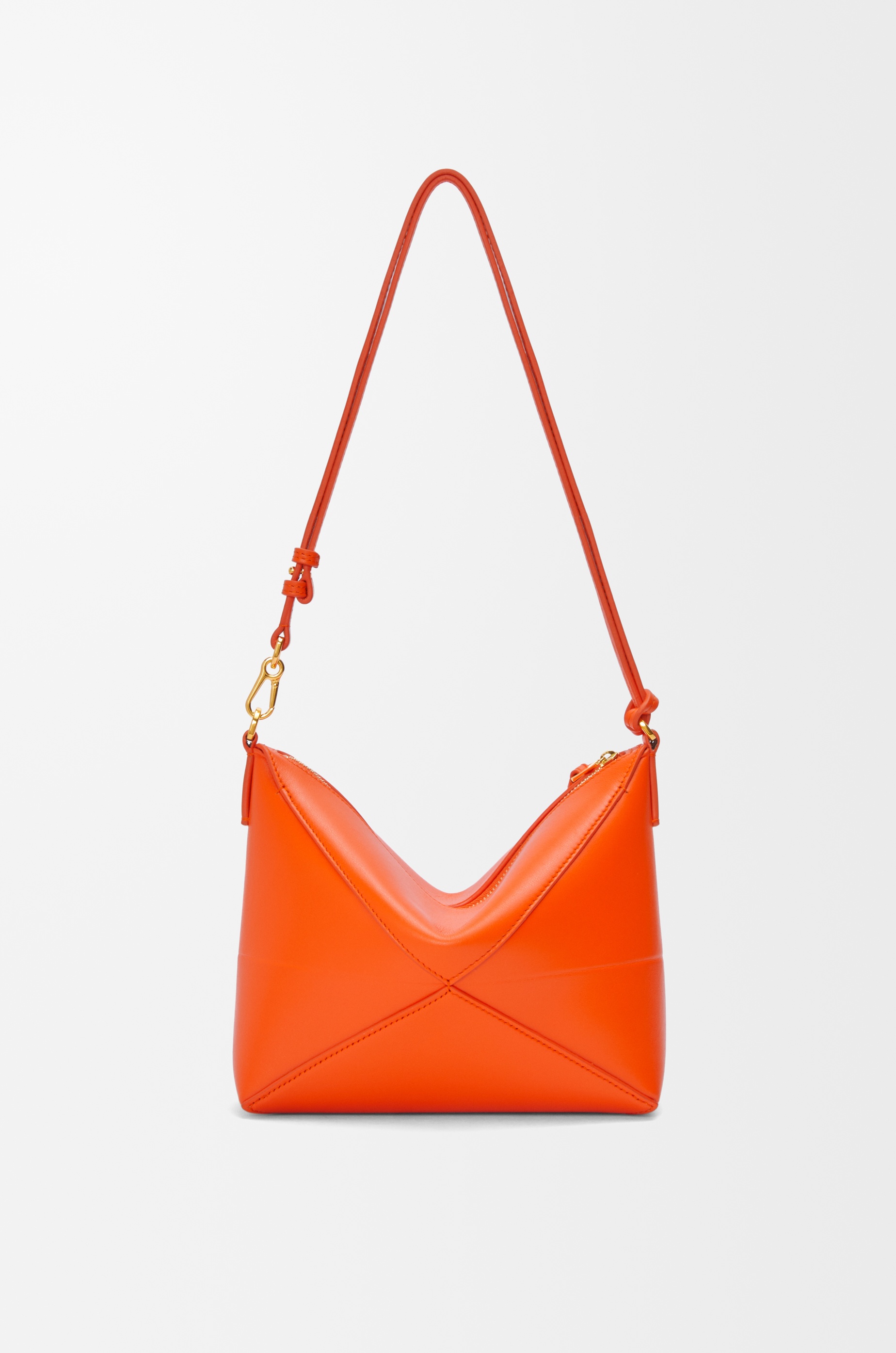 Puzzle Fold pouch in shiny nappa calfskin - 7