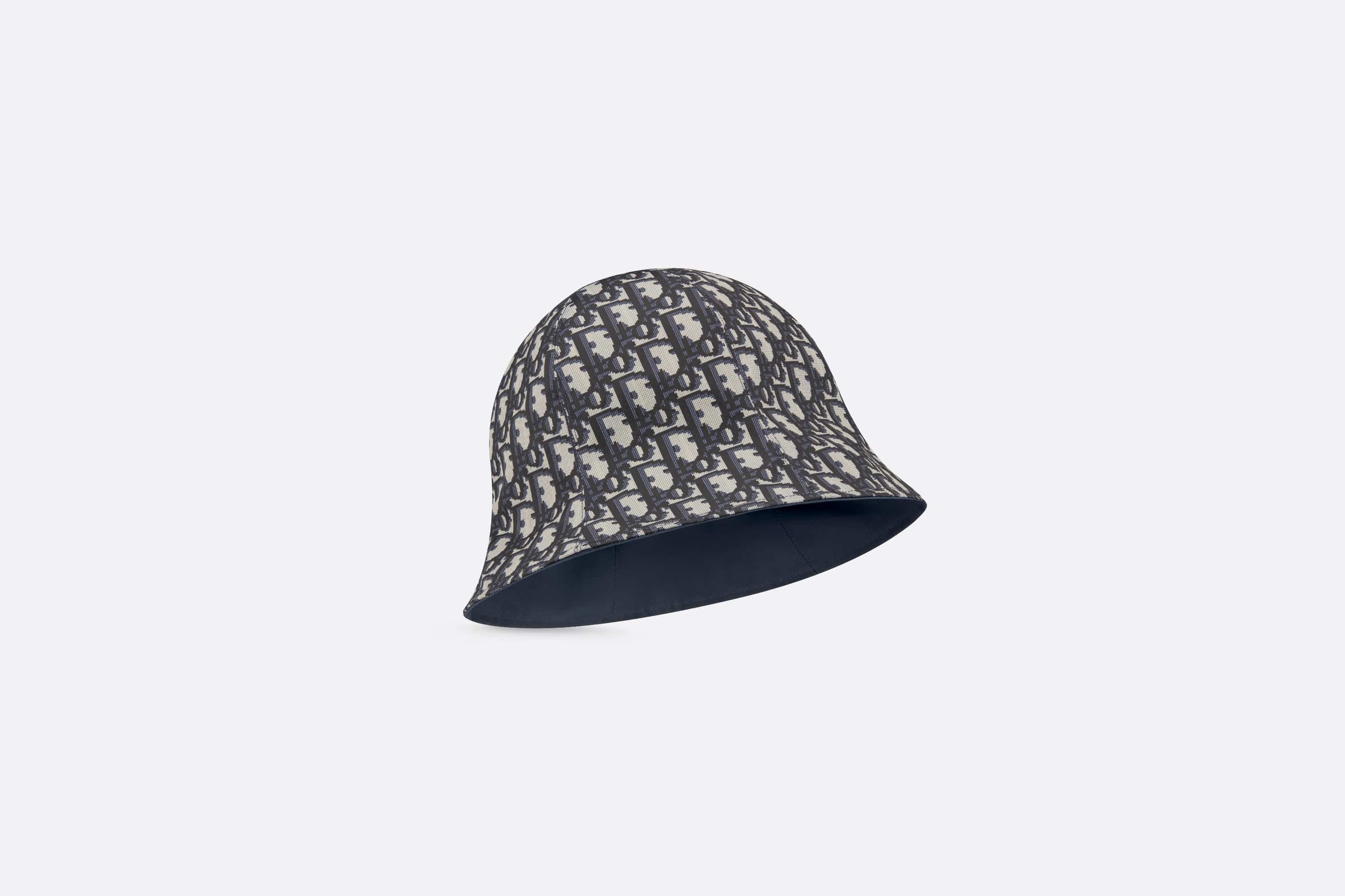 D-Tulipe Dior Oblique Reversible Cloche - 4