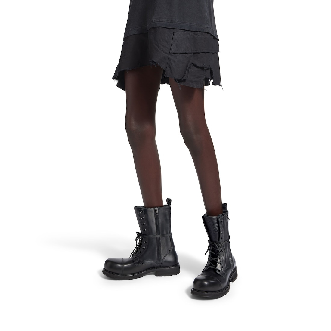 Women's Truck Lace-up Boot in Black - 9