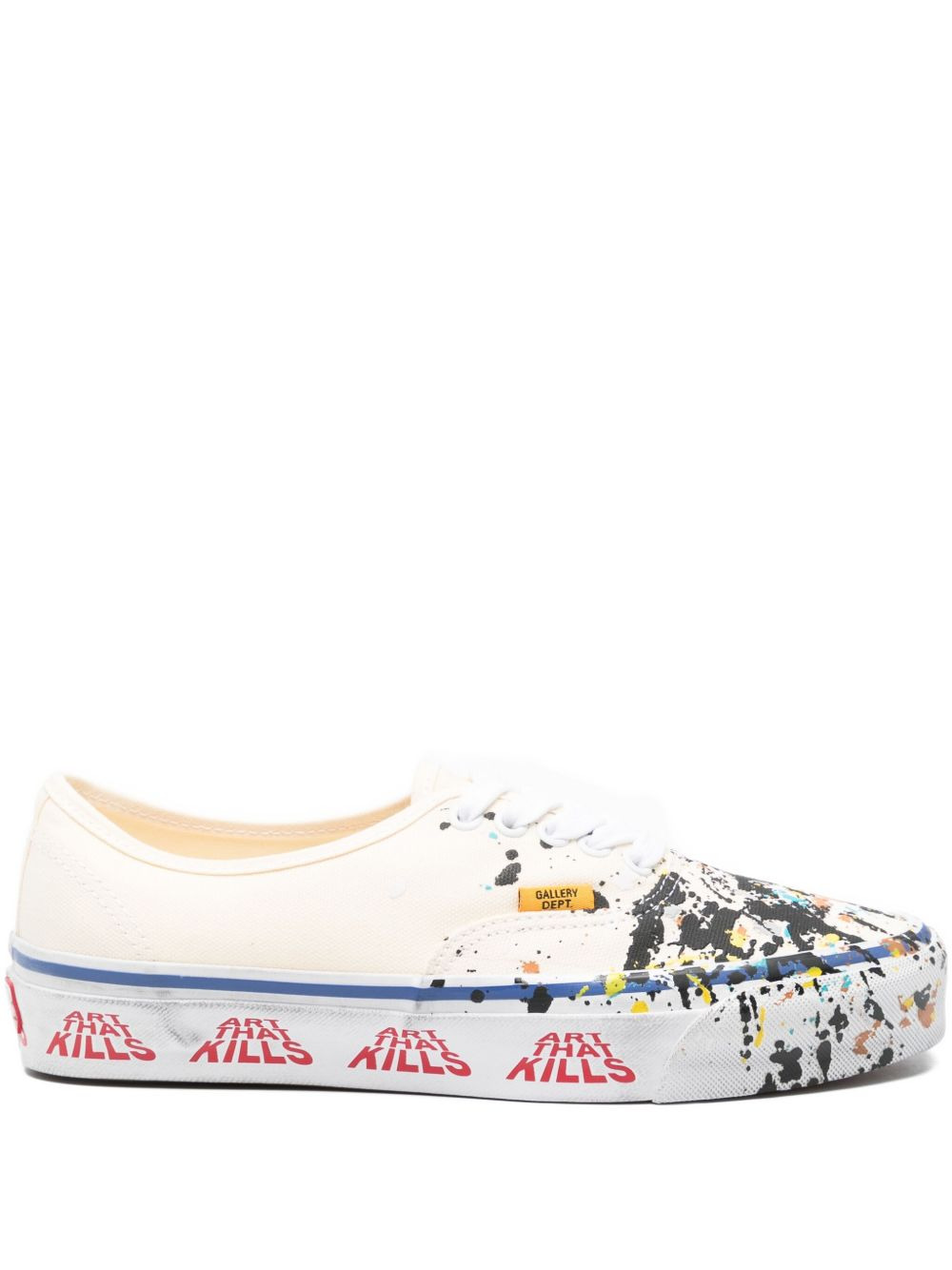 paint-splatter sneakers - 1