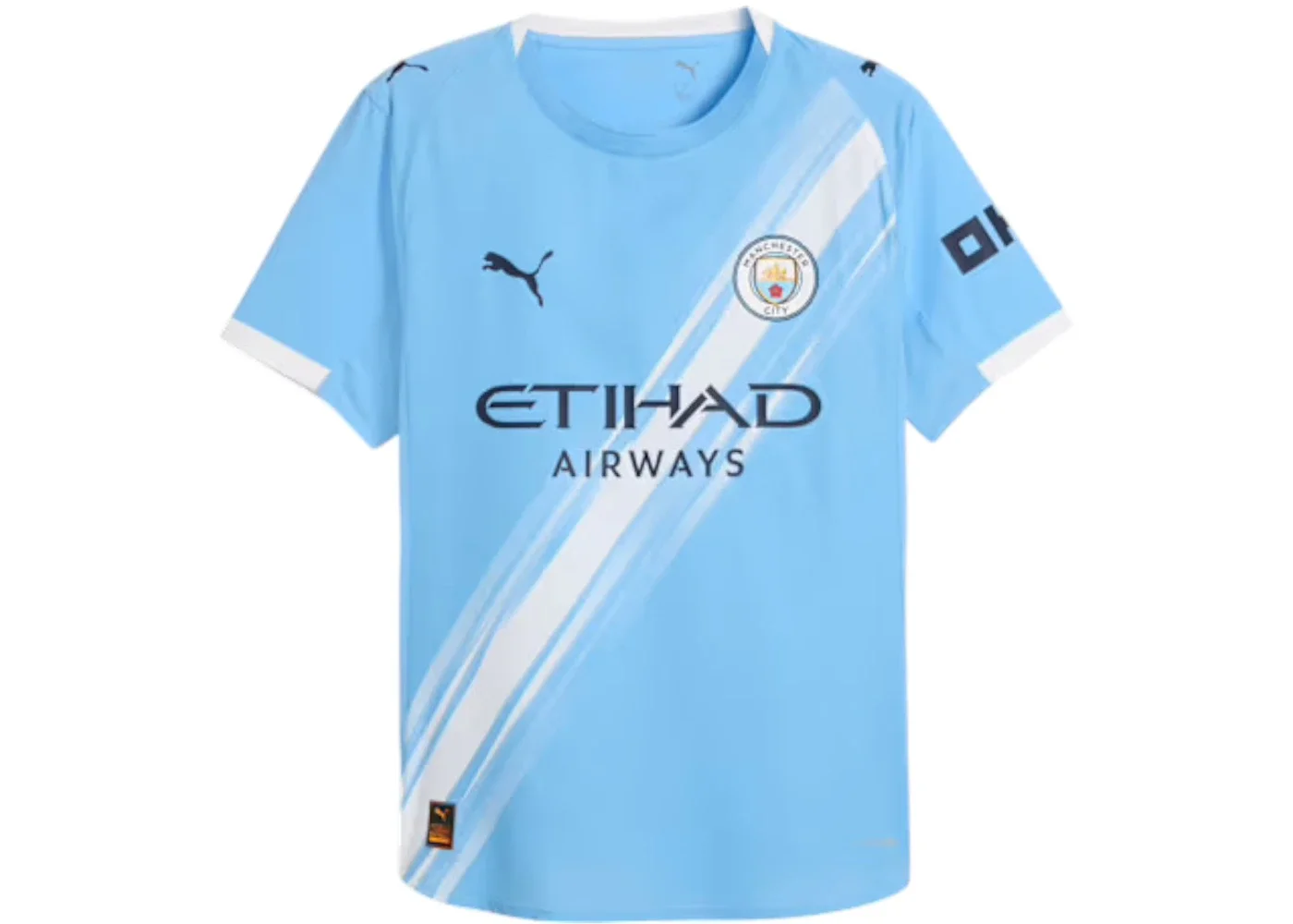 Puma Manchester City '25/'26 Authentic Home Jersey Team Light Blue/White - 1