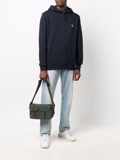 Paul Smith logo-patch pullover hoodie outlook