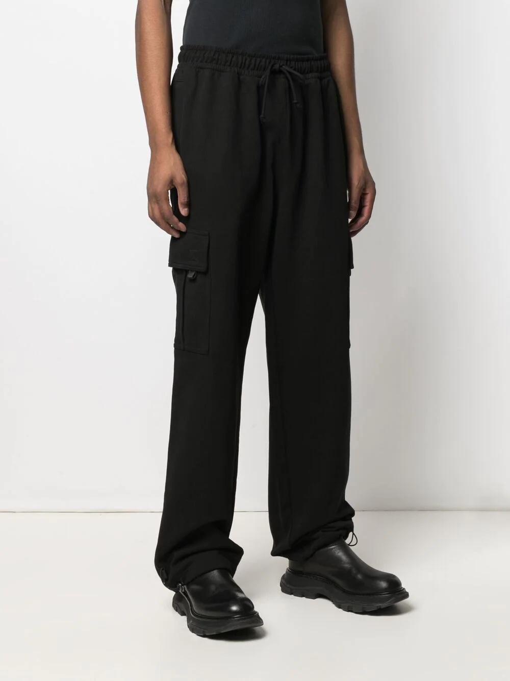 logo-patch straight-leg track pants - 3