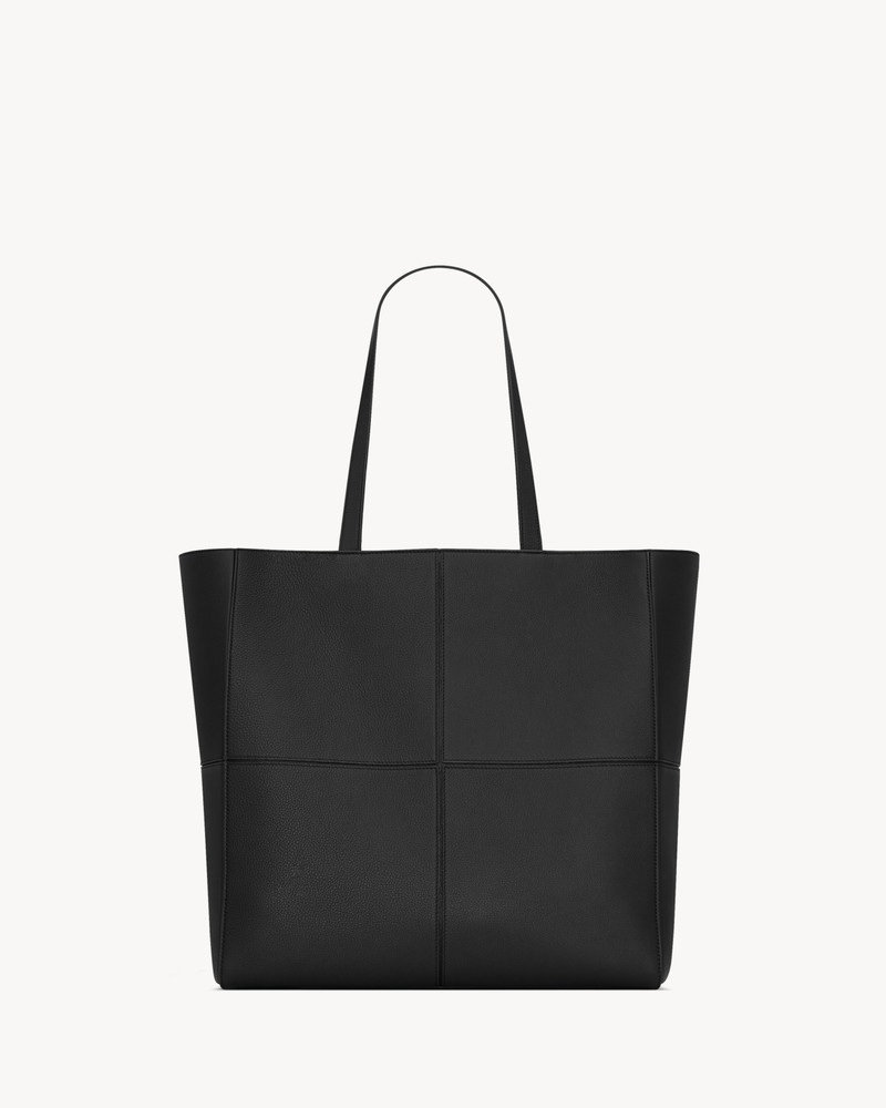 SAINT LAURENT SAINT LAURENT PARIS 4 CARRÉ TOTE IN LEATHER outlook