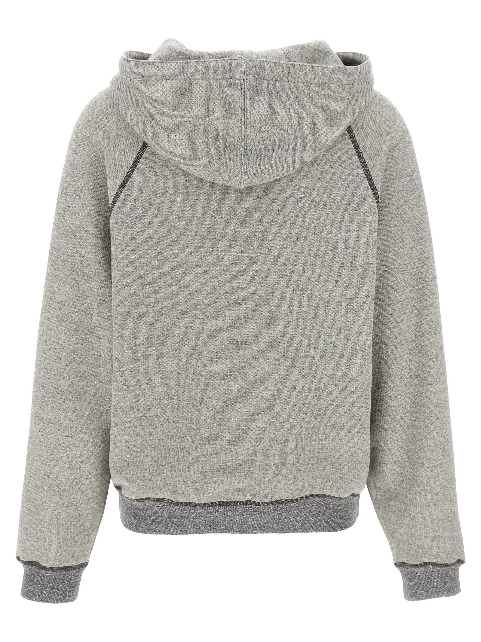 Logo Hoodie Sweatshirt Gray - 2
