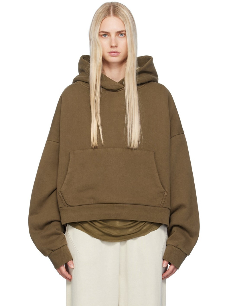 Brown Heavy Hoodie 1