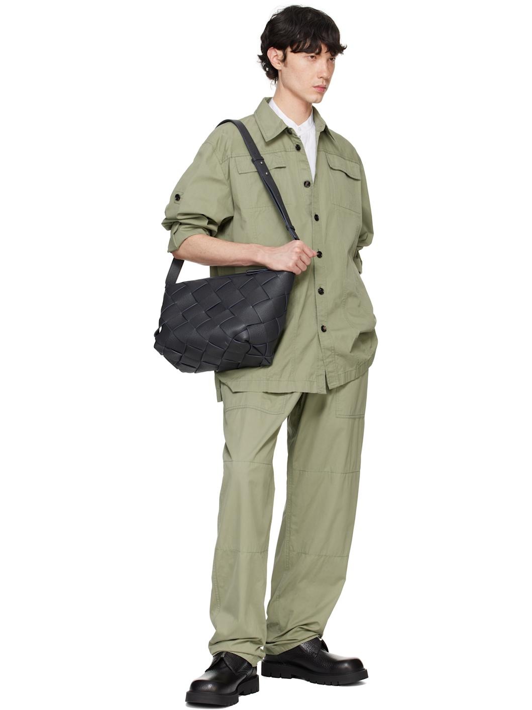 Navy Diago Medium Bag - 4
