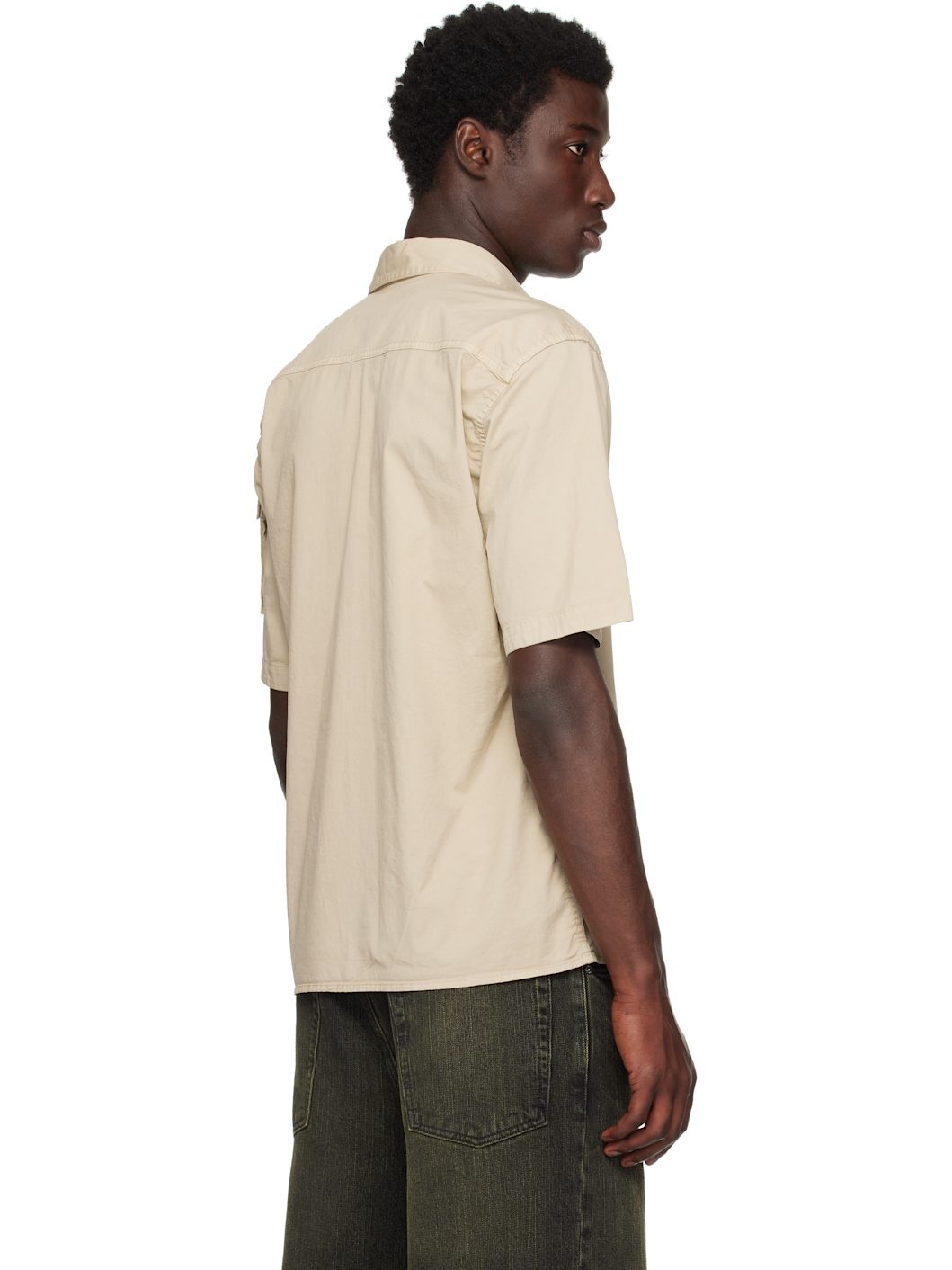 Beige 11000007 Supima Cotton Twill Stretch-TC - 3