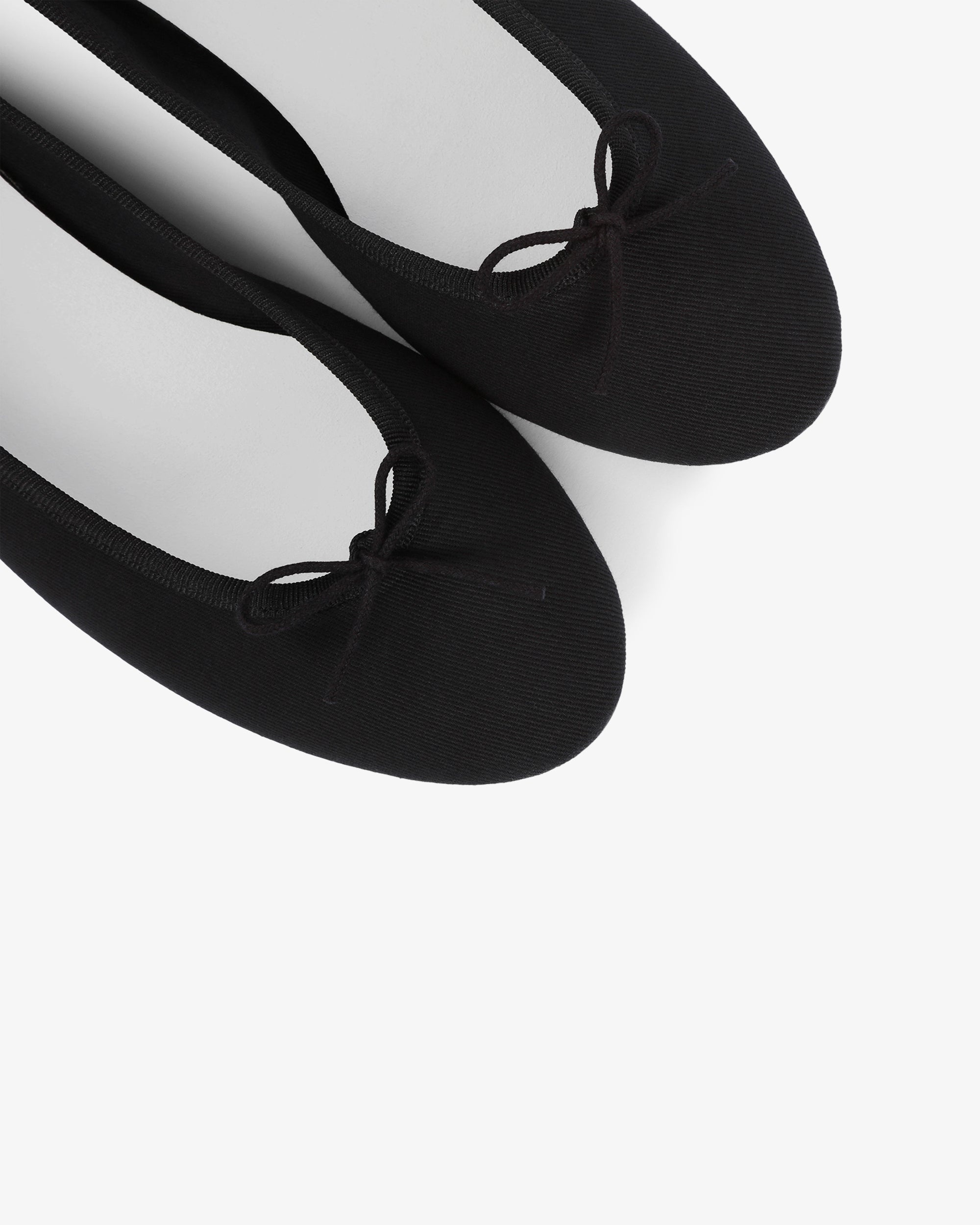 Ballet flats with Cendrillon rubber sole, high cotton canvas - 4