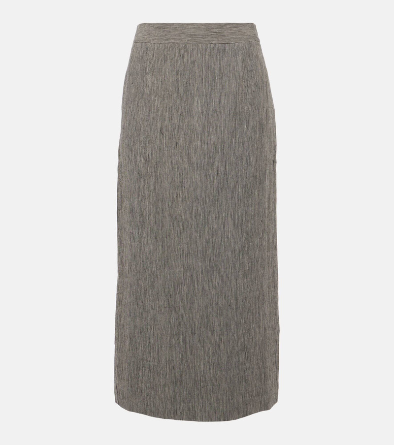 Romilie linen maxi skirt 1