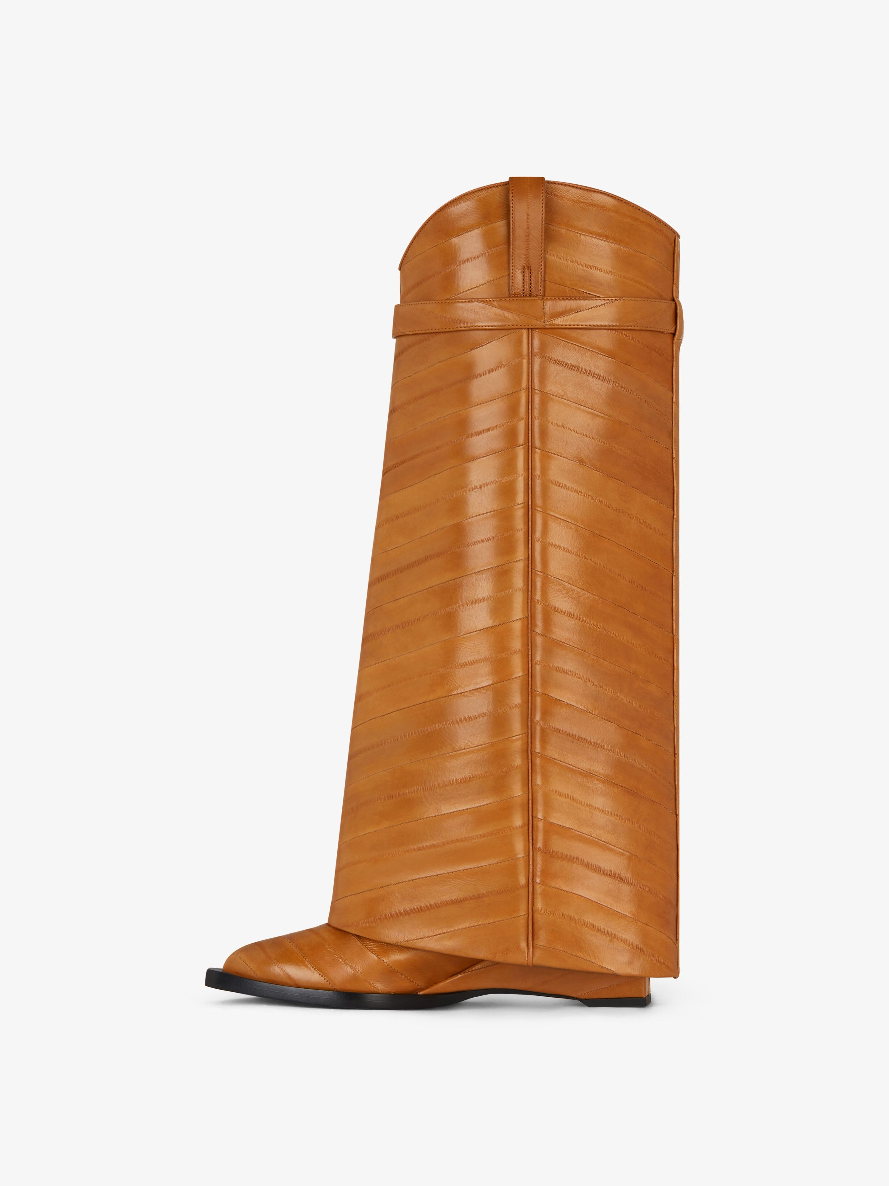 SHARK LOCK COWBOY BOOTS IN EEL - 4