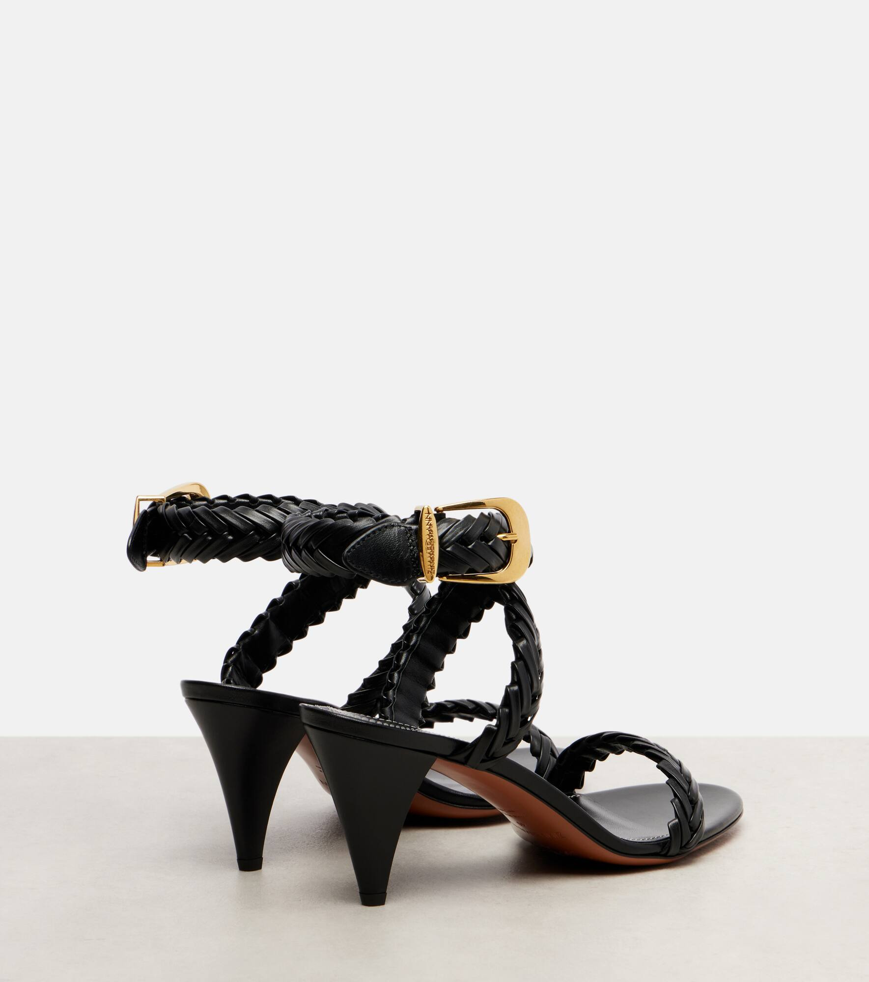 Helix 75  braided leather sandals - 2