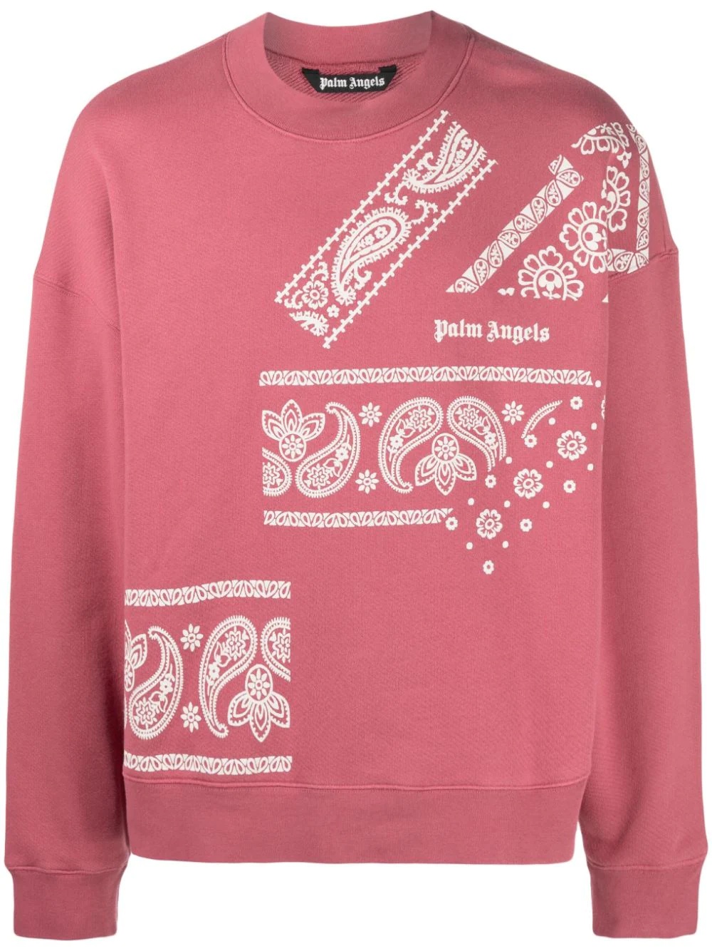 paisley logo-print relaxed sweatshirt - 1