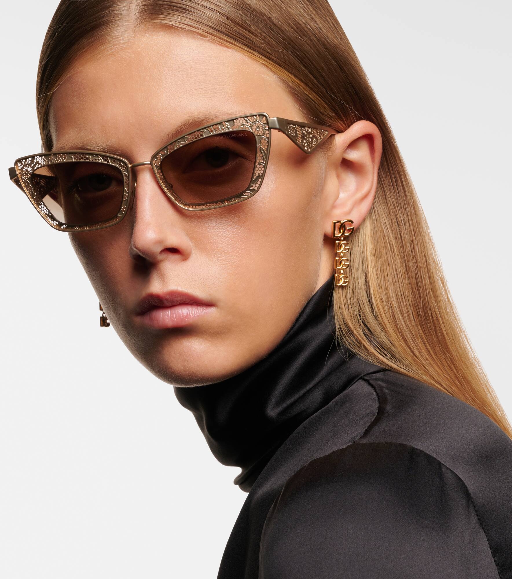 Lace cat-eye sunglasses - 3