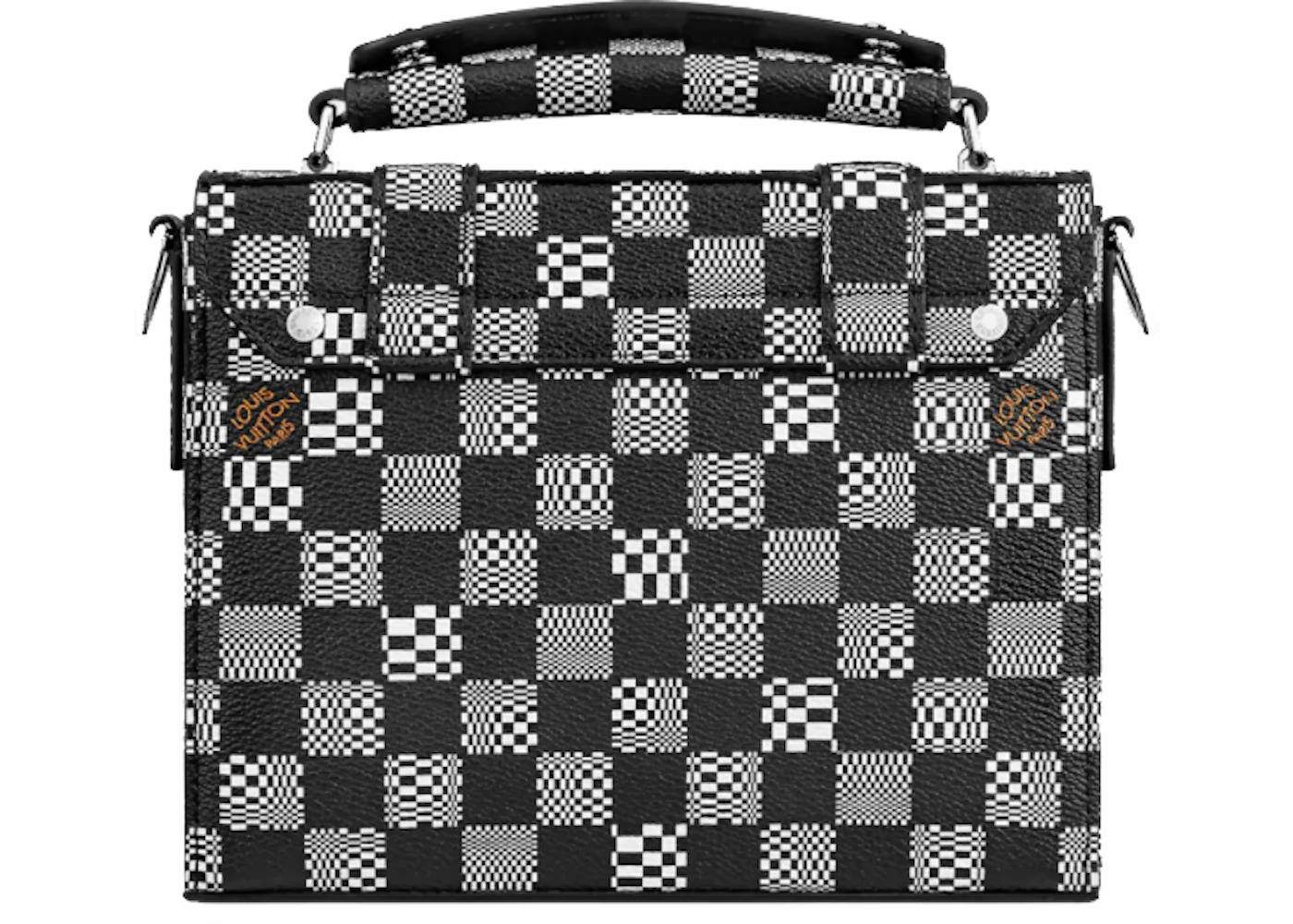 Louis Vuitton Flap Soft Trunk Messenger Black/White - 2