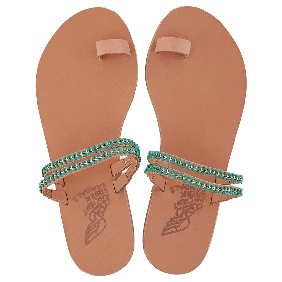 Ancient Greek Sandals Ladies Skalida Flat Sandals - 3
