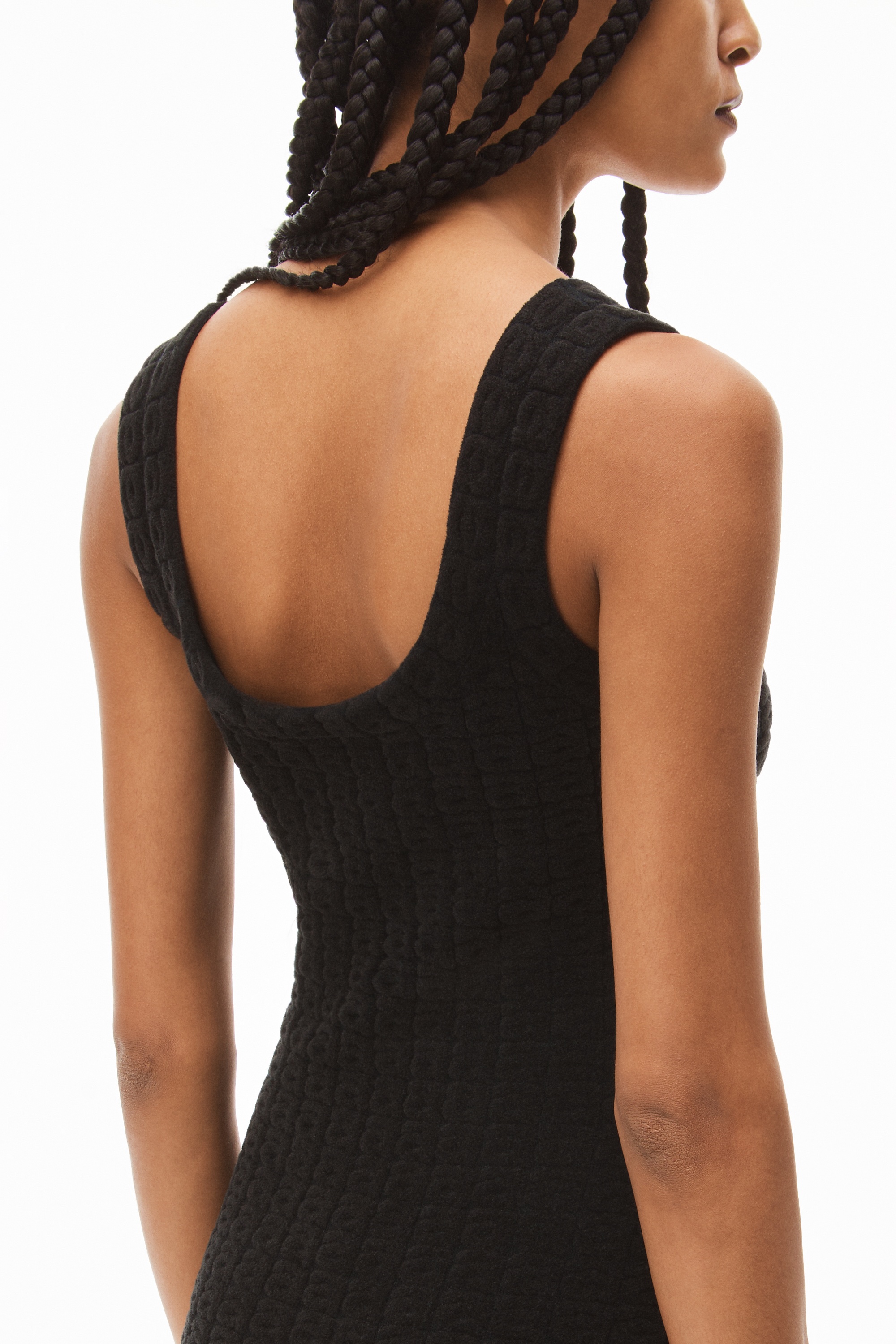 TANK DRESS IN CHENILLE JACQUARD - 6