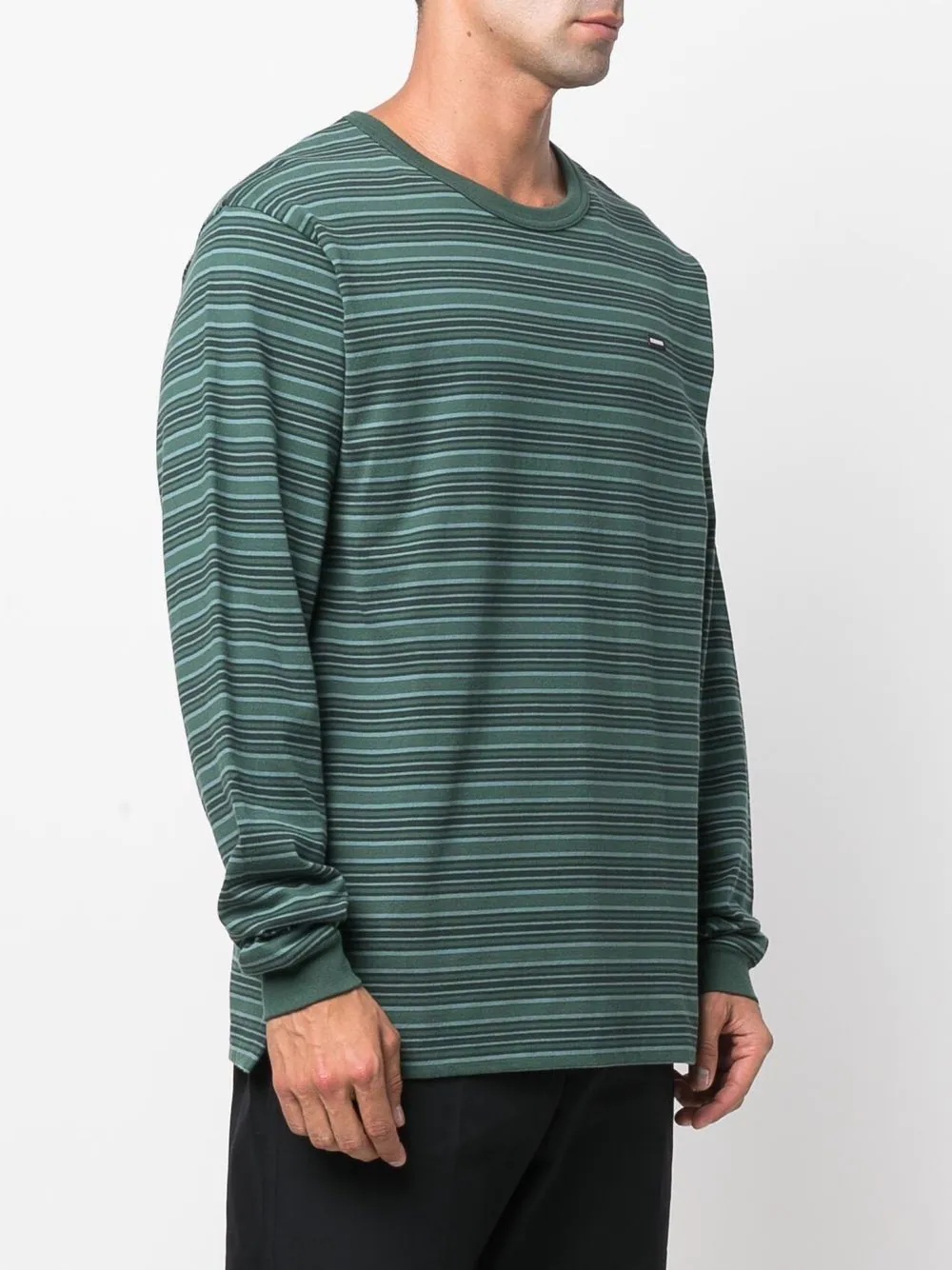 long-sleeve stripe T-shirt - 3