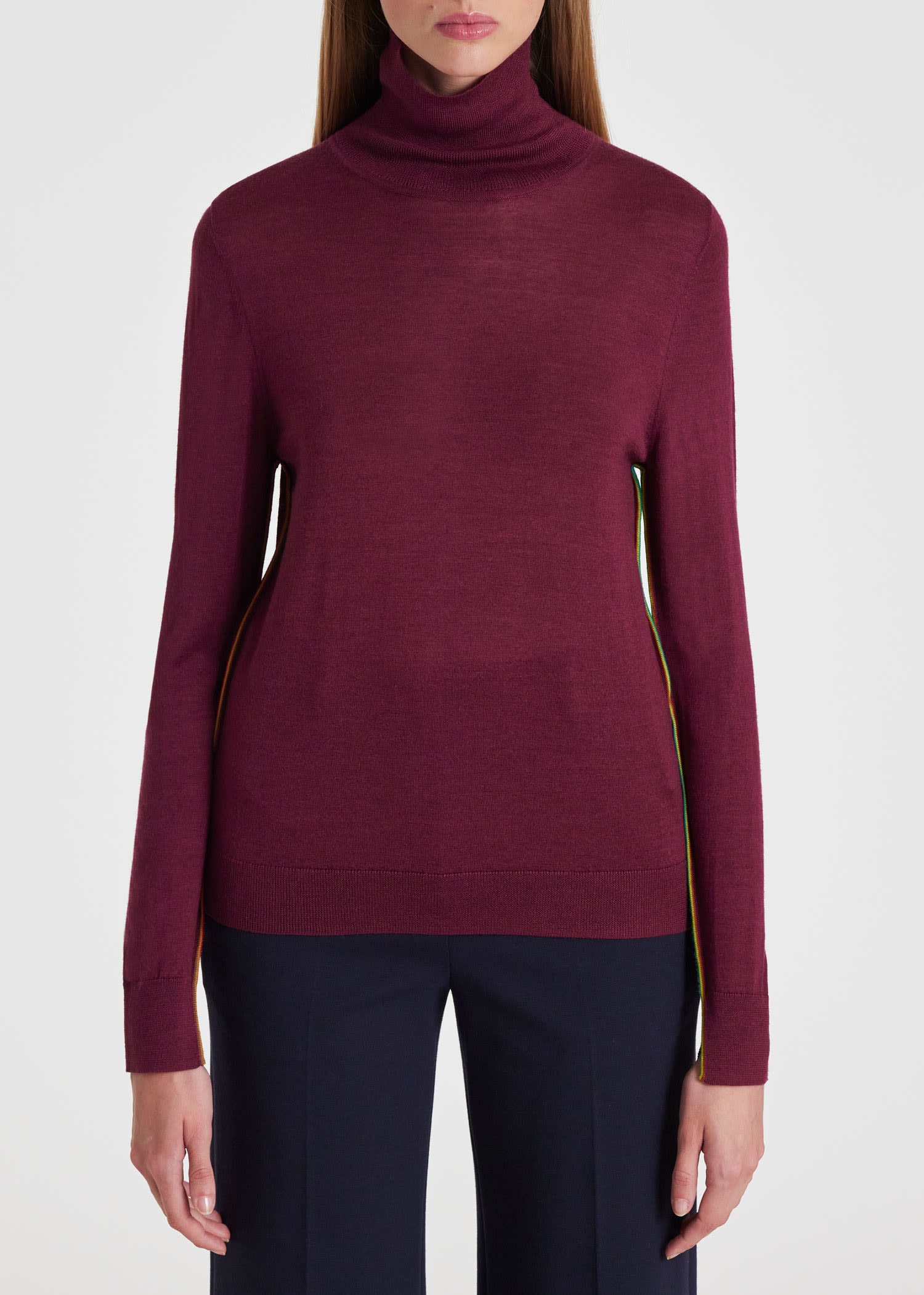 Wool-Silk 'Signature Stripe' Sweater - 3
