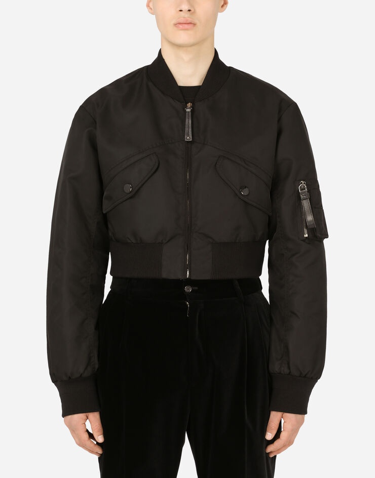 Nylon bomber jacket - 1