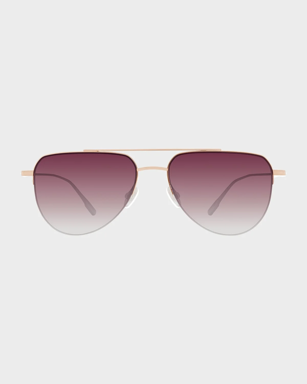 McNair 55mm Titanium Aviator Sunglasses - 1