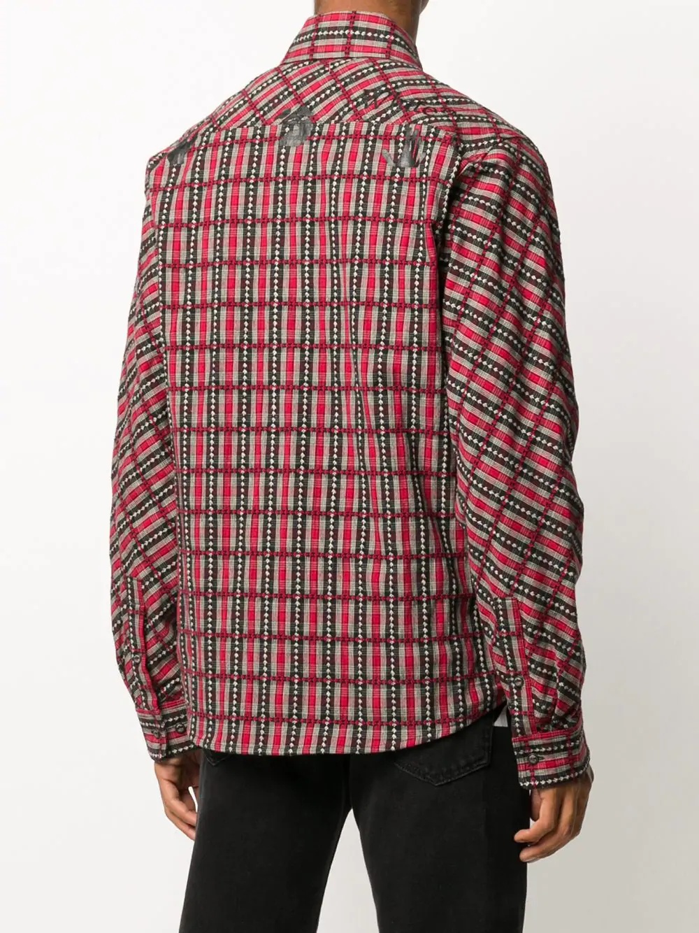 checkered flannel shirt - 4