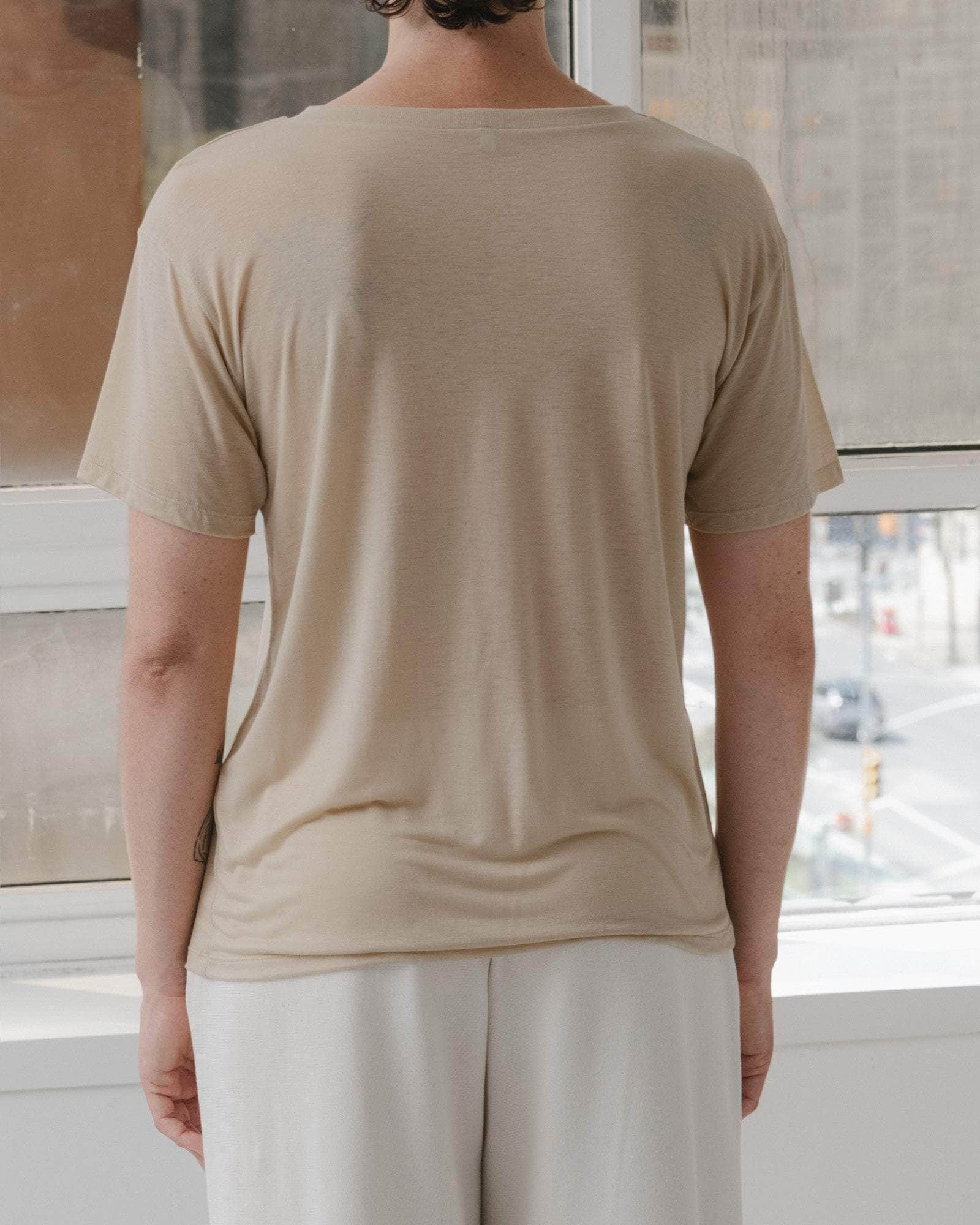 Loose Tee Shirt - Bamboo Lyocell - 5