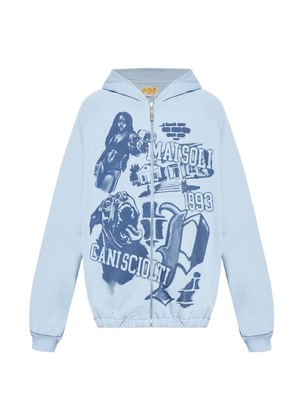 graphic-print hoodie - 1