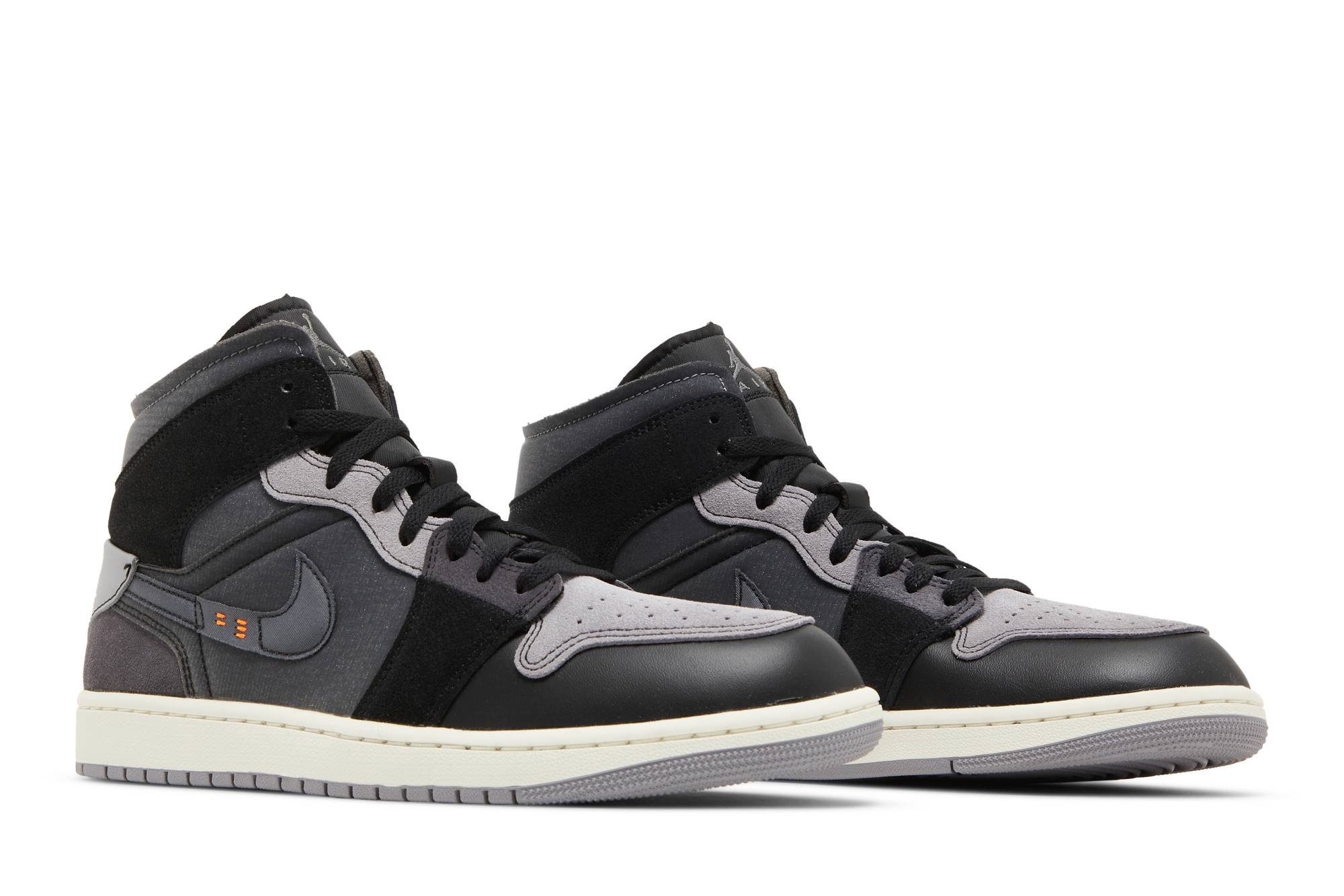 Air Jordan 1 Mid SE Craft 'Inside Out - Black' - 8