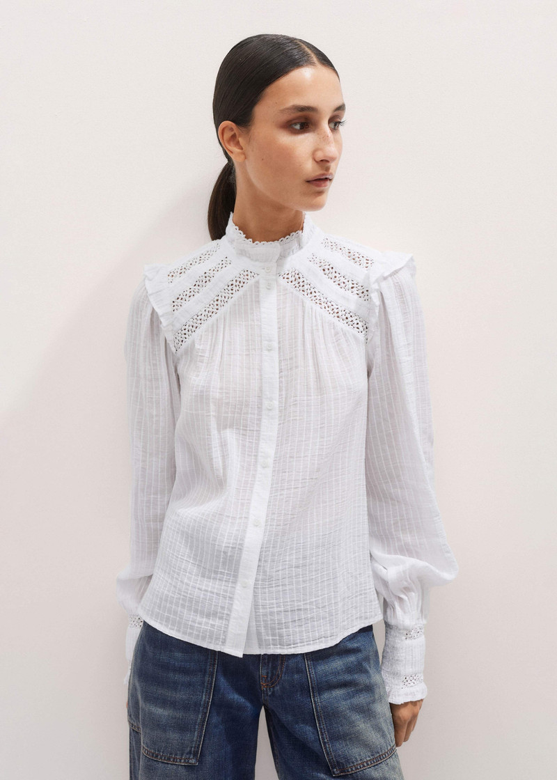 Detailed Trim Blouse 5