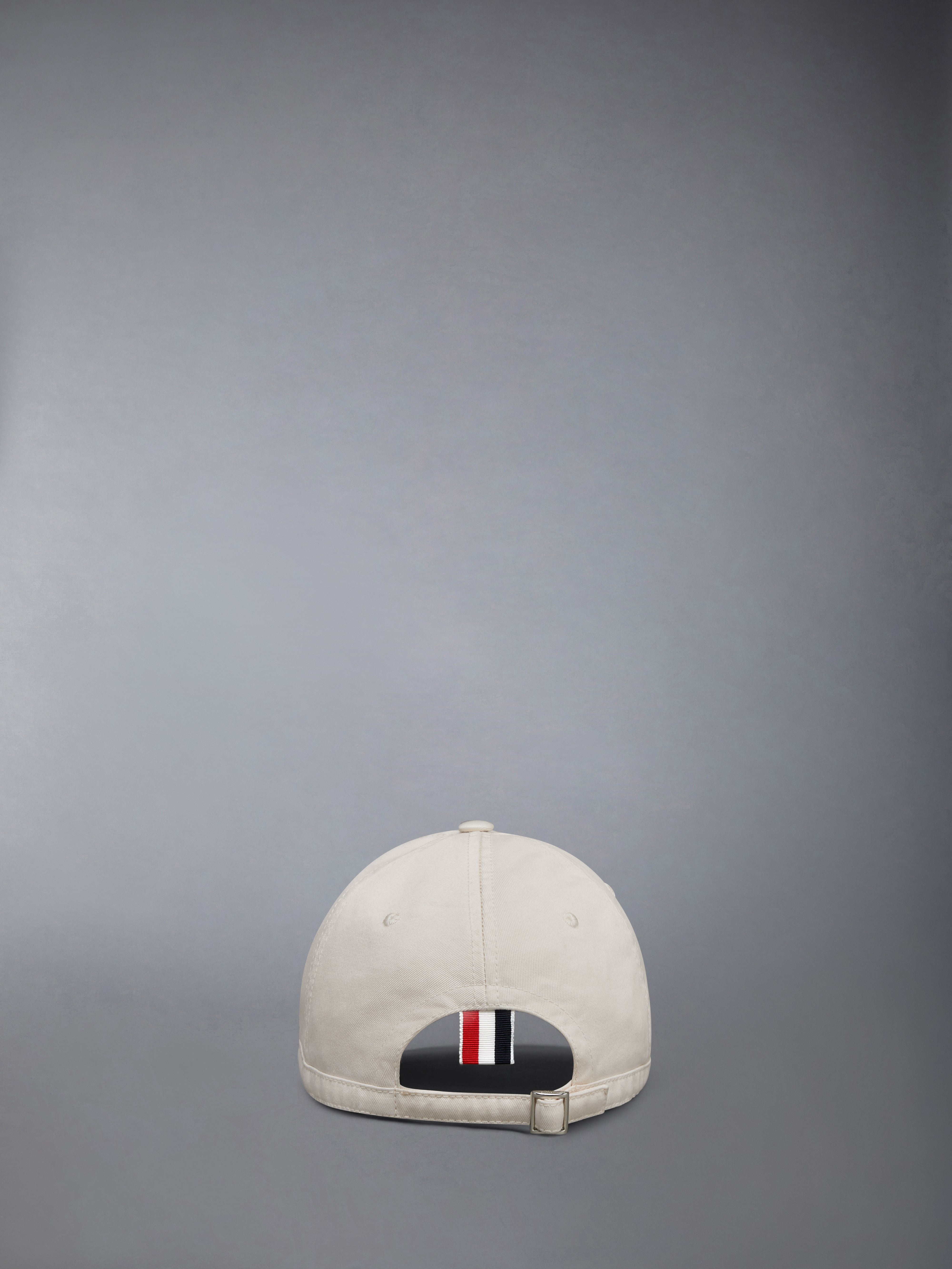 COTTON TWILL 6-PANEL BASEBALL CAP - 4