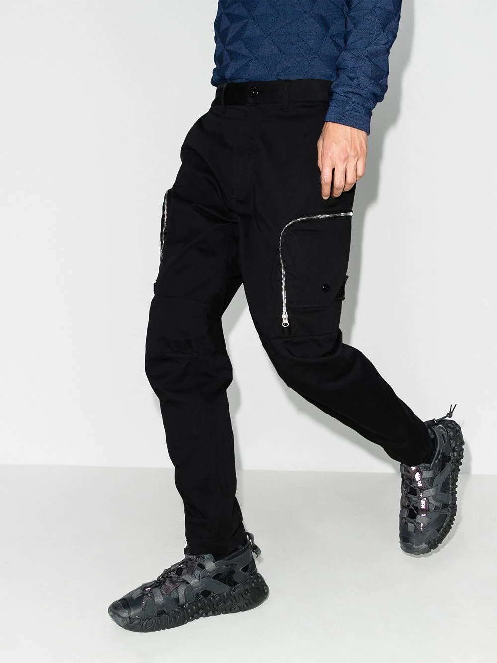 tapered cargo trousers - 2