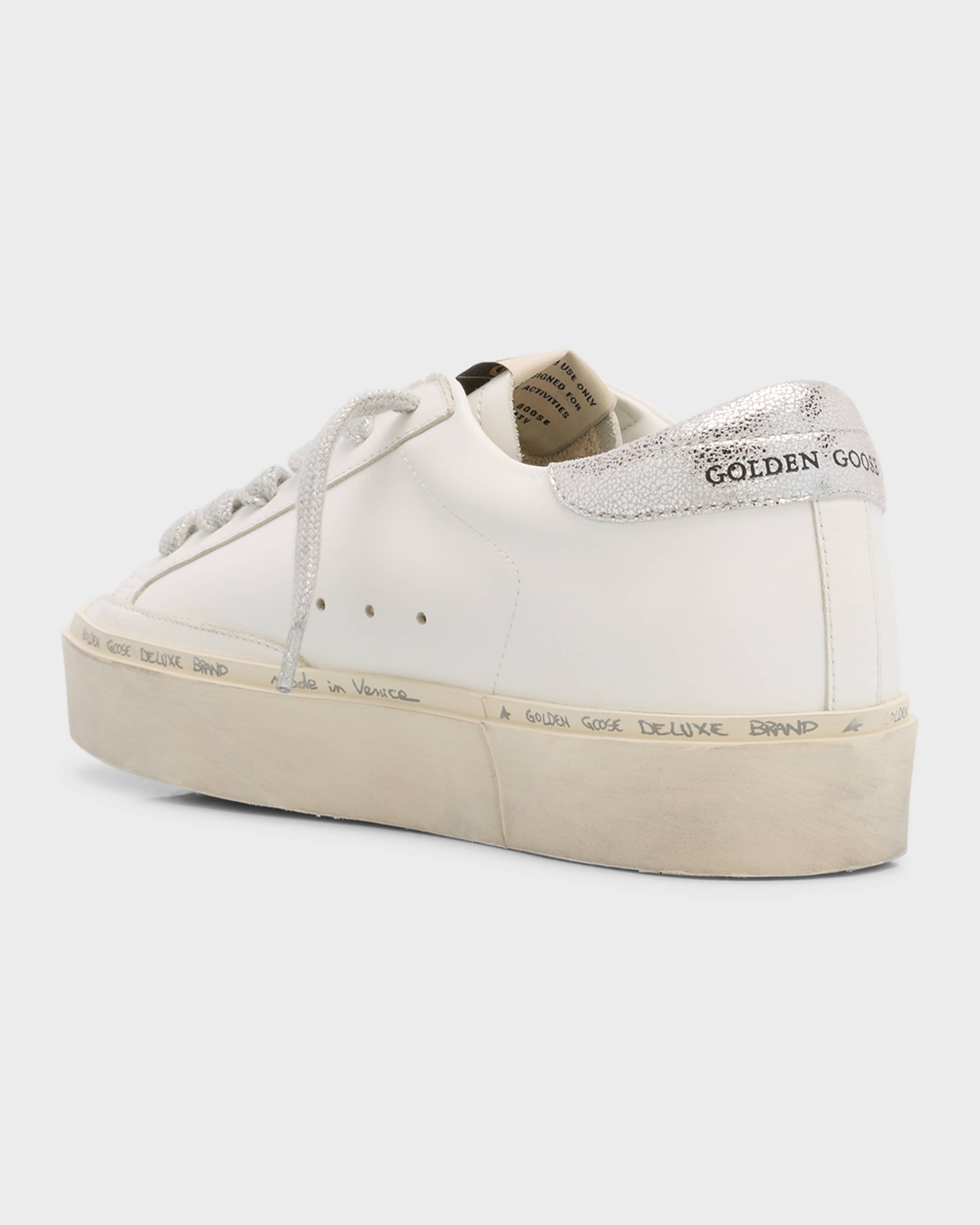 Hi Star Mixed Leather Low-Top Sneakers - 4