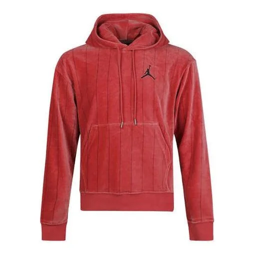 Men's Air Jordan Air Stripe Fleece Red CD5740-605 - 1