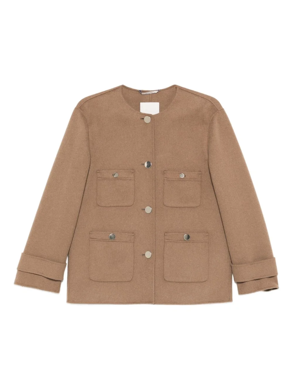 buttoned pocket jacket - 1