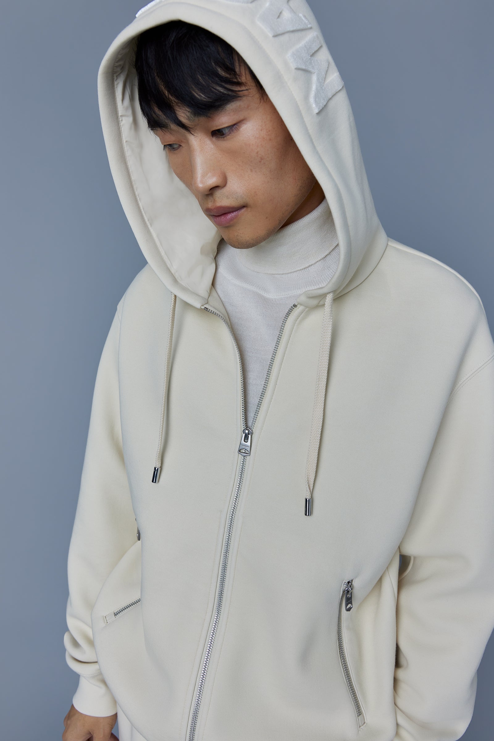 KRYS Zip-up with velvet embroidery - 5