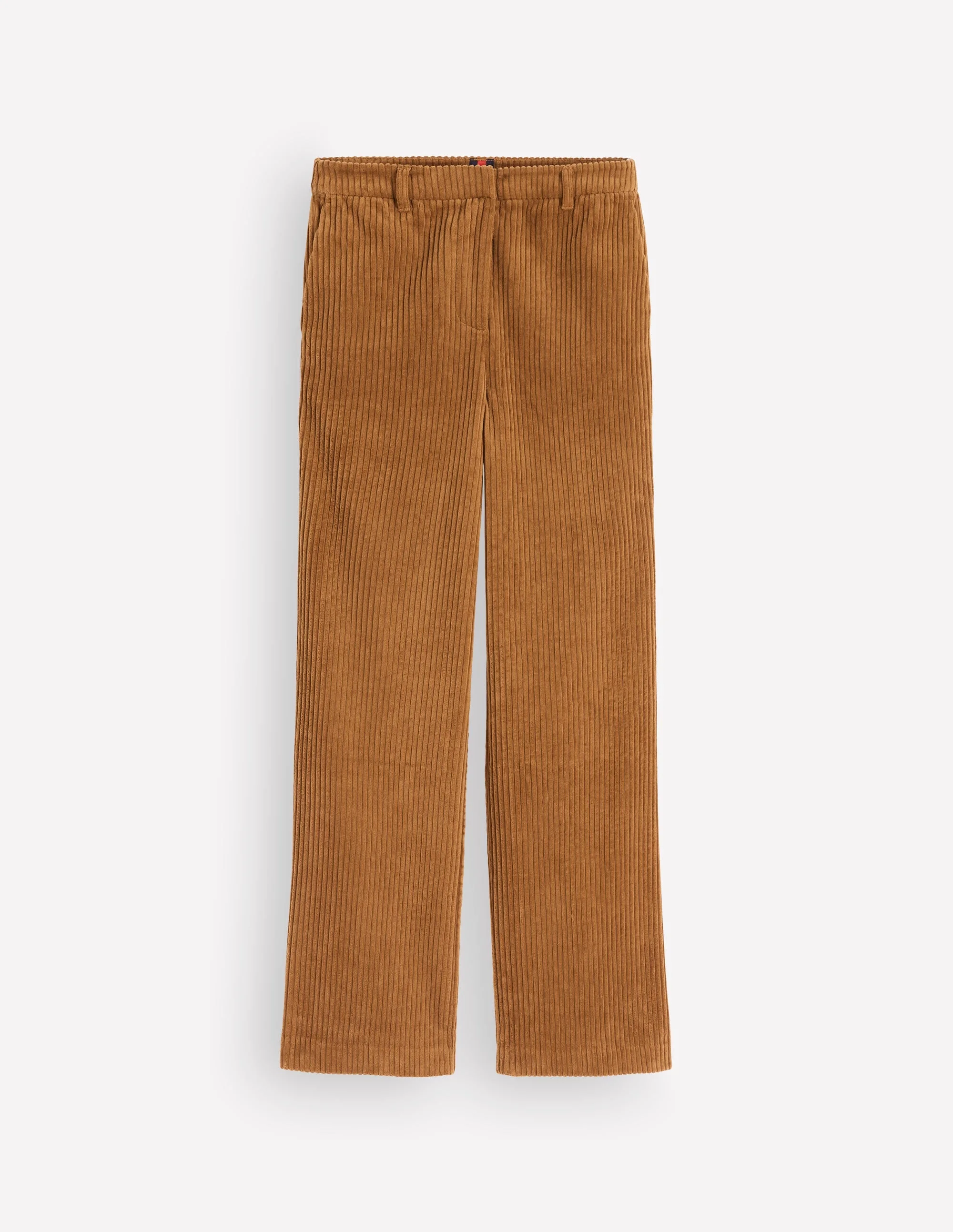 Fitzrovia Cord Column Pants-Gingerbread - 1