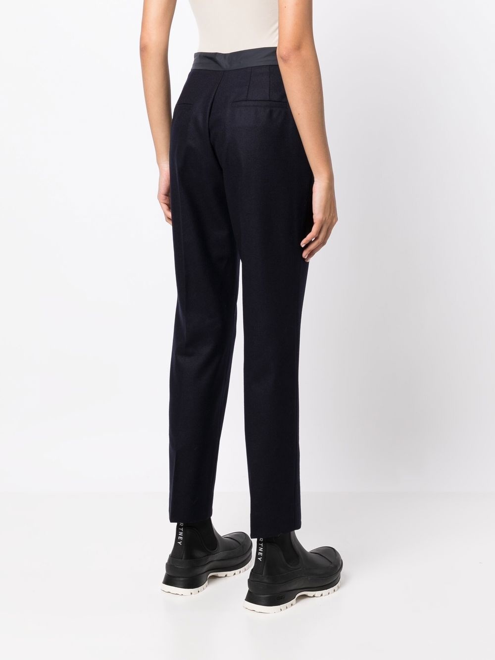 virgin wool tailored trousers - 4