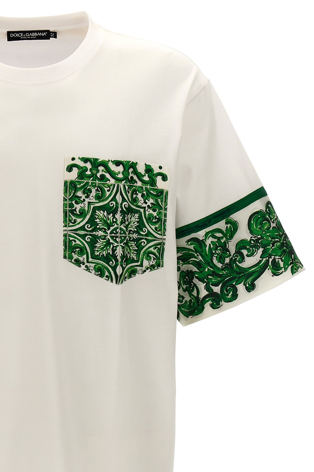 Dolce & Gabbana 'Maiolica' T-shirt | julianfashion | REVERSIBLE