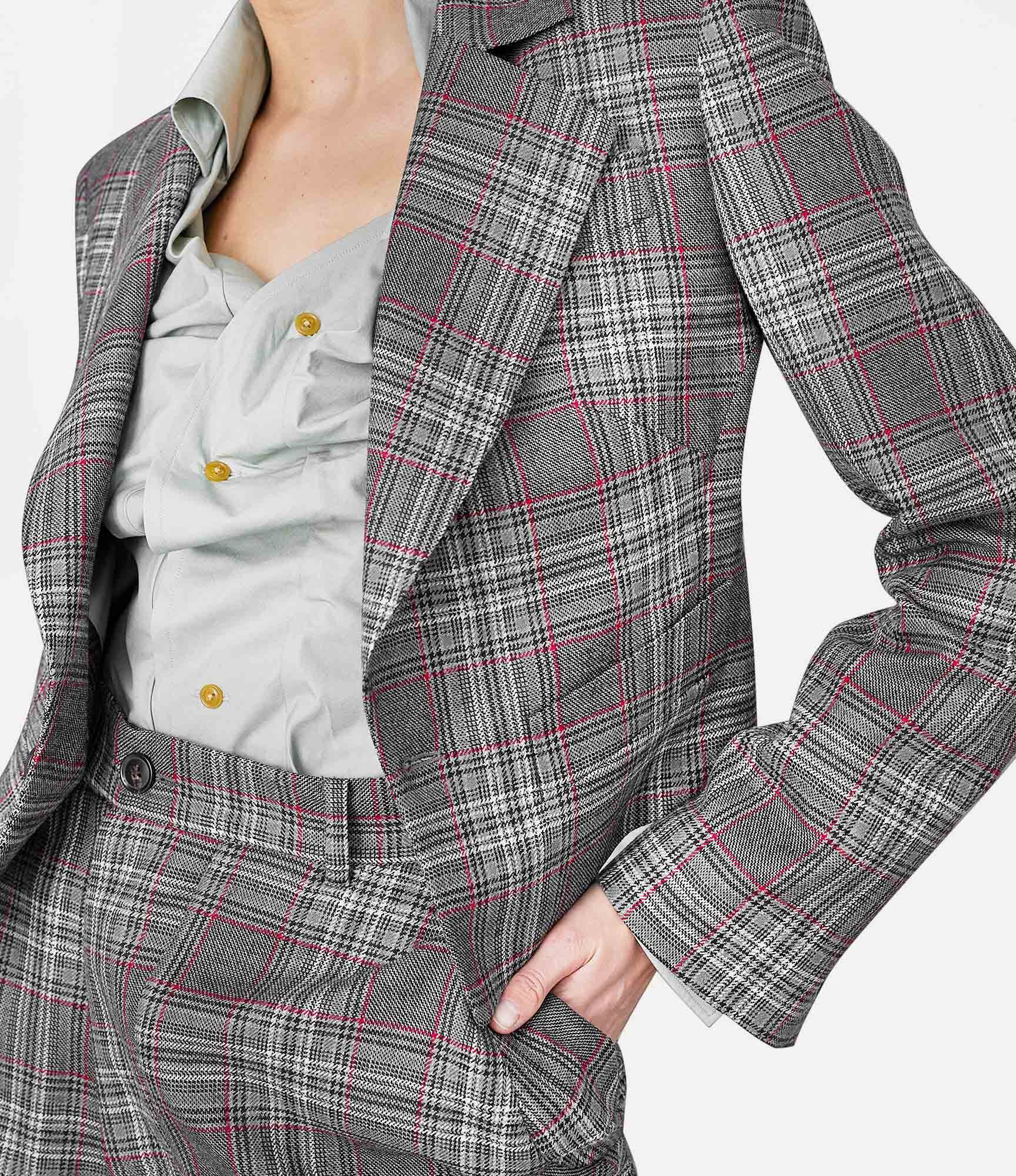 LOU LOU SPENCER JACKET TARTAN - 4