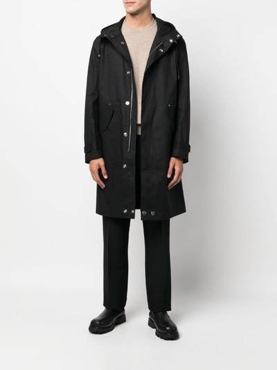 Mackintosh hooded mid-length raincoat outlook