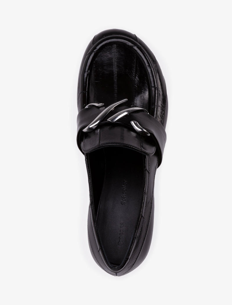 Monogram Heeled Loafers 4