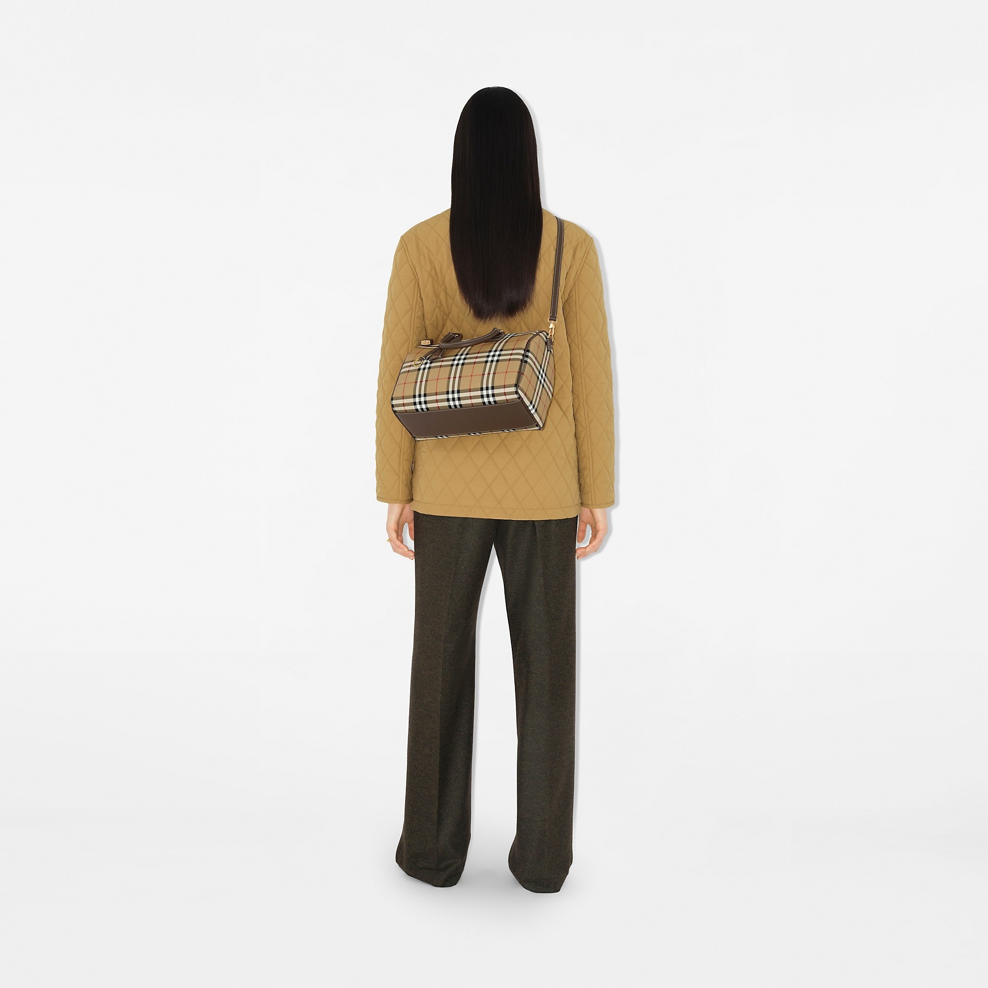 Medium Check Bowling Bag - 3